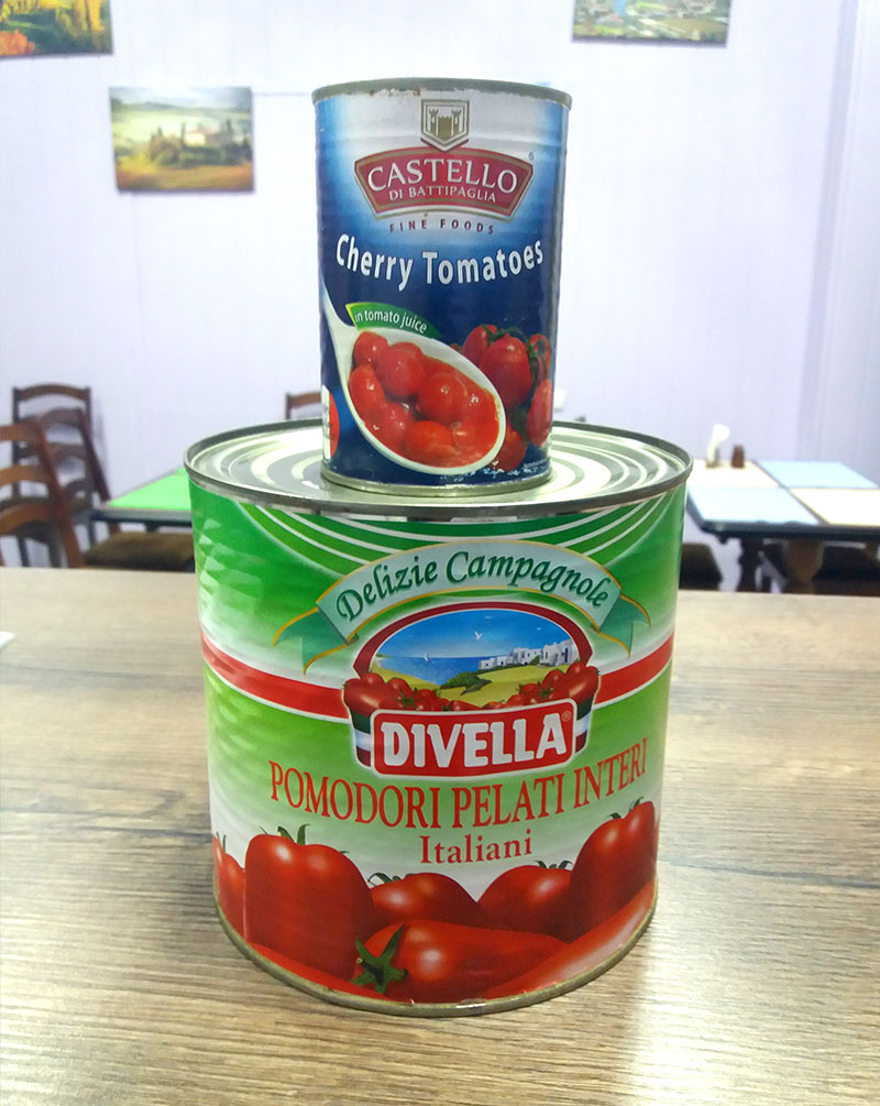 томати двох видів Castello» та «Divella в піцерії Affi - доставка піци в місті Біла Церква | Say Here Bila Tserkva
